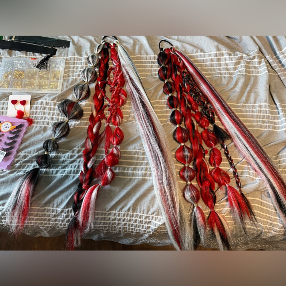 Hand made RAVE/FESTIVAL BRAIDS